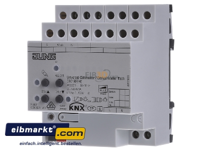 Frontansicht Jung 3901 REG HE KNX Universal-Dimmaktor /Drehzahlst. 1fach 