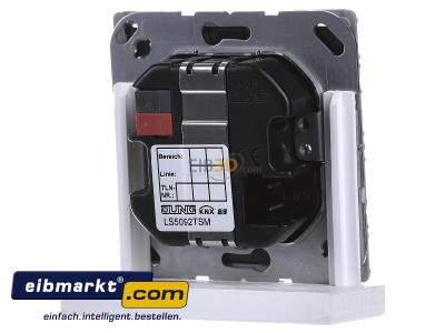 Ansicht hinten Jung LS 5092 TSM KNX Tastsensor-Modul Universal, 2fach 