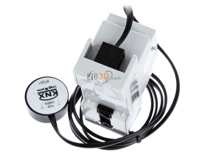 Top rear view Lingg & Janke BCUEZEHZRJ10OP#87798 EIB, KNX interface with optical read head, 87798
