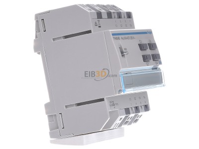 View on the left Hager TYA604B EIB, KNX switching actuator 4-ch, 
