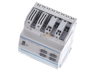 View up front Hager TYA604B EIB, KNX switching actuator 4-ch, 

