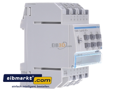 Ansicht links Hager TYA606A KNX Schalt-/Jalousieausga. 6-fach, 4A 