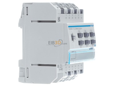 View on the left Hager TYA606D EIB, KNX switching actuator 6-ch, 
