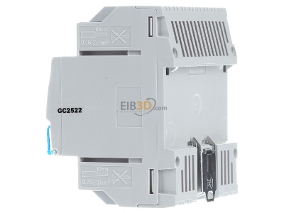 View on the right Hager TYA606D EIB, KNX switching actuator 6-ch, 

