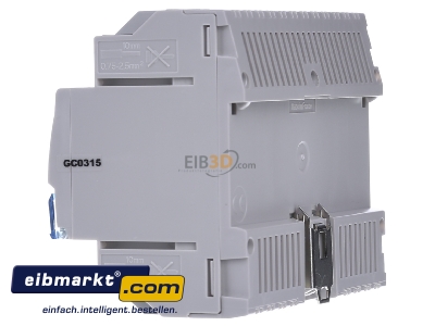 View on the right Hager TYA610A Switch actuator for bus system 10-ch

