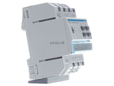 View on the left Hager TYA624D EIB, KNX blind/shutter actuator 4-fold, 24V, 
