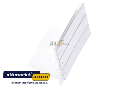 Ansicht oben links Gira 218303 Wippenset 3fach reinwei� 