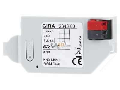 Front view Gira 234300 Accessory for bus system 
