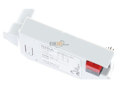 Ansicht oben vorne Gira 234300 Modul fr Rauchwarnmelder EIB, KNX Dual/VdS, 