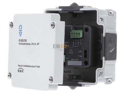 Front view Busch Jaeger 6190/50 EIB, KNX analogue input 2-ch, 
