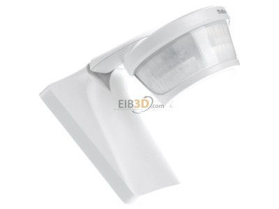 View on the left Theben theLuxa P300 KNX WH EIB, KNX outdoor motion detector, 300 degrees, white, 
