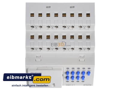 Ansicht oben vorne Theben RMG 8 T KNX Schaltaktor/Jalousieaktor MIX2, Grundmodul 