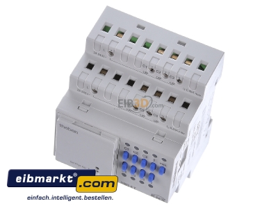 Ansicht oben vorne Theben HMG 6 T KNX Heizungsaktor MIX2,Grundmodul 