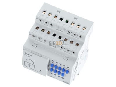 View up front Theben JMG 4 T KNX EIB, KNX blind/shutter actuator 4-fold, MIX2, Basic Module, 
