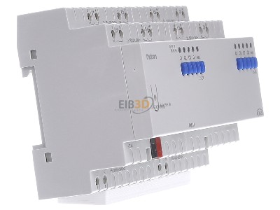 View on the left Theben RM 8 I KNX EIB, KNX switching actuator 8-ch, 
