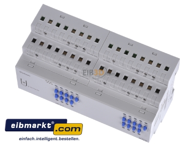 Ansicht oben vorne Theben HM 12 T KNX Heizungsaktor FIX2 Modul, KNX 