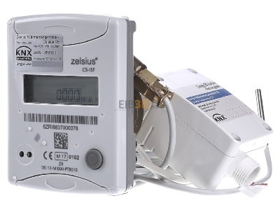 Frontansicht Lingg & Janke 85951-1 Wrmezhler Zenner C5 KNX QN0,6 / DN15 / G3/4 