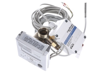 Ansicht oben vorne Lingg & Janke 85951-1 Wrmezhler Zenner C5 KNX QN0,6 / DN15 / G3/4 