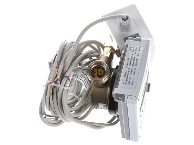 Ansicht oben links Lingg & Janke 85952-1 Wrmezhler Zenner C5 KNX QN1,5 / DN15 / G3/4 
