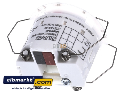 Ansicht hinten Jung 3361 M WW KNX Prsenzmelder Mini Standard alpinwei 