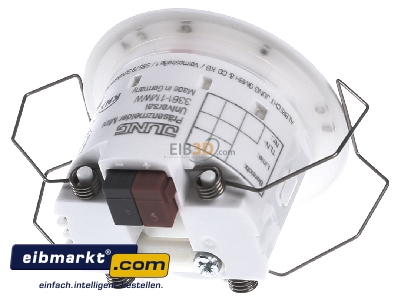 Ansicht hinten Jung 3361-1 M WW KNX Prsenzmelder Mini Universal alpinwei 