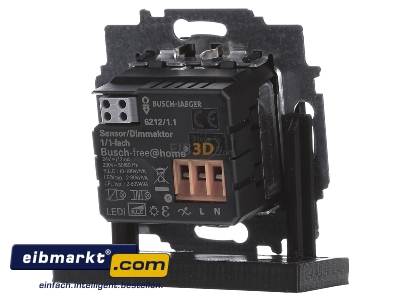 Ansicht hinten Busch-Jaeger 6212/1.1 Sensor/Dimmaktor 1/1-fach 
