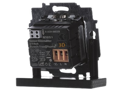 Ansicht hinten Busch Jaeger 6212/2.1 Sensor/Dimmaktor 2/1-fach 