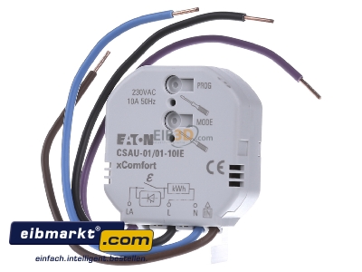 Frontansicht Eaton (Installation) CSAU-01/01-10IE Schaltaktor mit Eingang 10A, Energiemessung 