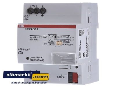 Front view ABB Stotz S&J SV/S 30.640.3.1 Power supply for bus system 640mA 
