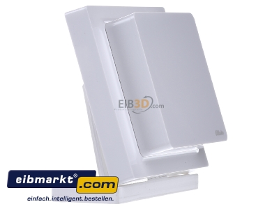 Ansicht links Eltako FRP65-230V 2-Level Funkrepeater reinwei glnzend 