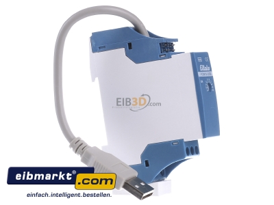 Ansicht links Eltako 30014049 RS485-Bus-Gateway mit USB Anschluss FGW14-USB