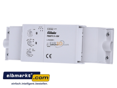 Front view Eltako FSG71/1-10V Light control unit for bus system 1-ch
