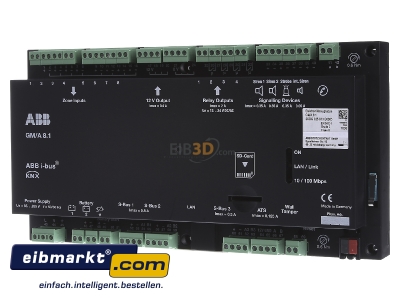 Front view ABB Stotz S&J GM/A8.1 Central unit for intrusion detection 
