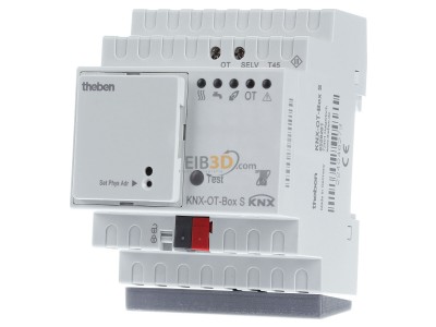 Frontansicht Theben KNX-OT-Box S EIB, KNX-OT-Schnittstelle, Master fr den Opentherm-Wrmeerzeuger zur EIB, KNX Einzelraumregelung, 