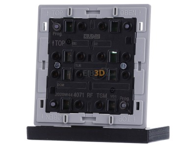 Front view Jung 4071 RF TSM EIB, KNX touch sensor 2-fold, 
