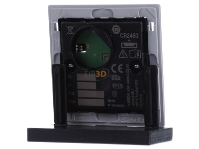 Back view Jung 4071 RF TSM EIB, KNX touch sensor 2-fold, 
