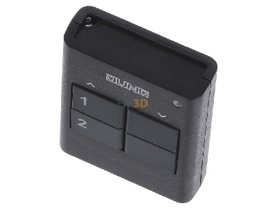 Ansicht oben vorne Jung HS 2 RF KNX Funk-Handsender 2-fach 