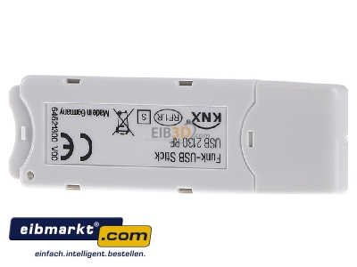 Ansicht hinten Jung USB 2130 RF KNX Funk-USB-Stick 