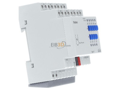 Ansicht links Theben RM 8 T KNX EIB, KNX Schaltaktor 8fach oder Jalousieaktor 4fach, 