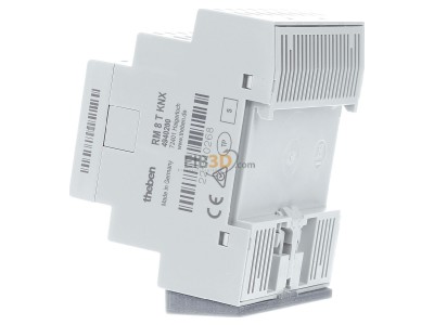View on the right Theben RM 8 T KNX EIB, KNX switching actuator 8-fold or blind/shutter actuator 4-fold, 

