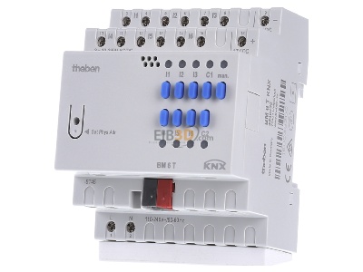Front view Theben BM 6 T KNX Binary input for home automation 6-ch 
