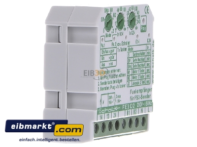 View on the left Schalk FE3D29 Radio receiver 433,92MHz
