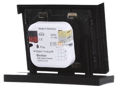 Ansicht hinten Berker 75740101 Touch Control mit TFT-Display KNX 