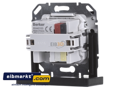 Back view Berker 80440100 Room thermostat for bus system 
