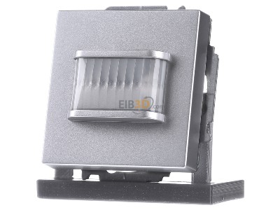 Front view Busch Jaeger 6122/10-83 EIB, KNX system motion sensor aluminium, 
