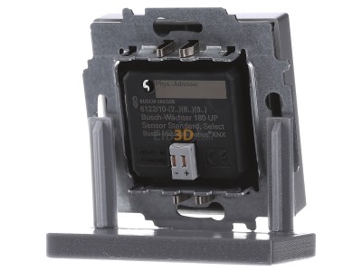 Back view Busch Jaeger 6122/10-83 EIB, KNX system motion sensor aluminium, 
