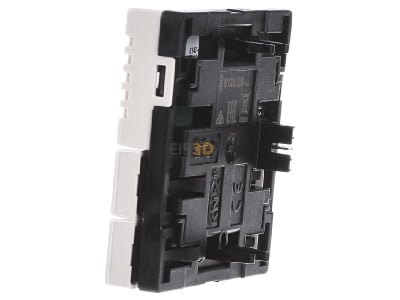 View on the right Busch Jaeger 6128/28-82 EIB, KNX room thermostat, 
