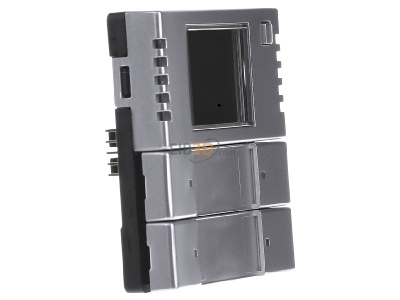 View on the left Busch Jaeger 6128/28-83 EIB, KNX room thermostat, 
