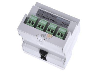 Top rear view Lingg & Janke BE4FK-E EIB, KNX binary input 4-ch, 
