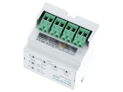 Ansicht oben vorne Lingg & Janke A4F16-QT Schaltaktor 4-fach_KNX-Quick Q79233